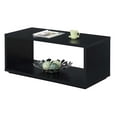 thumbnail image 2 of Convenience Concepts Northfield Admiral Coffee Table with Shelf, Black, 2 of 5