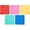 Multicolor Lunch Napkins, variant on 50-Count 9 in. x 9 in. Rainbow Paper Dinner Plates