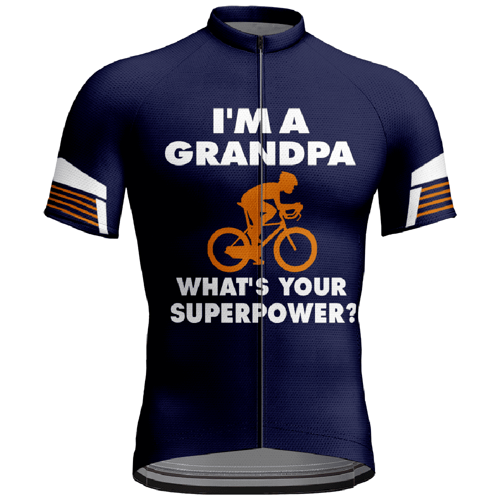 Men's Breathable Shirt Summer Short Sleeve Cycling Bike Jersey with