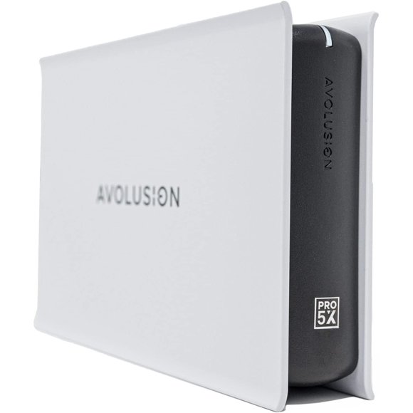Avolusion PRO-5X Series 2TB USB 3.0 External Gaming Hard Drive for PS5 Game Console (White) - 2 Year Warranty