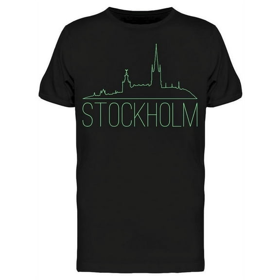 Skyline, Stockholm T-Shirt Men -Image by Shutterstock, Male XX-Large