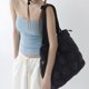 thumbnail image 4 of Bolso Hombro Acolchado Algodón para Mujer Ligero Gran Capacidad Con Apertura Cordón Citas Invierno, 4 of 7