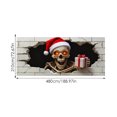 thumbnail image 3 of Halloween Garage Door Banner With Bizarre Background Decoration Creates A Scary Holiday Theme Ensuring A Striking Display Effect And Easy Installation. Party Bunting Flag Bunting Suit 2t Flagpole, 3 of 4