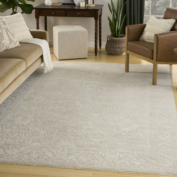 Nourison Enriched 7'10" x 10'2" Cream Vintage Indoor Rug