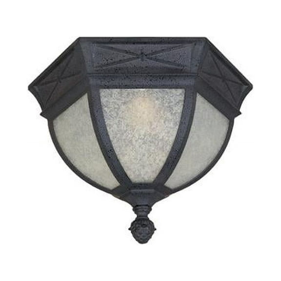 Designers Fountain 20835-RST 2 Light Cast Aluminum Flush Mount from the Grand Court Collection, Russet