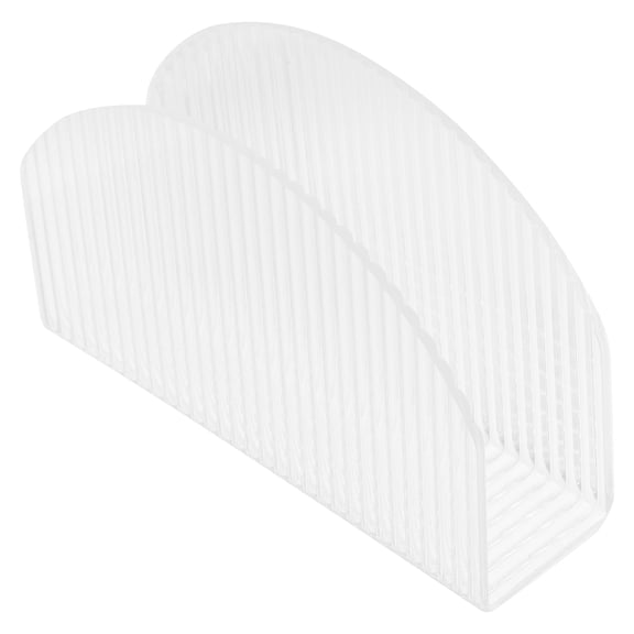 FRCOLOR Desktop Napkin Stand Serviette Holder Acrylic Tabletop Freestanding Napkin Organizer Napkin Holder Tabletop Freestanding Tissue Dispenser