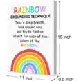 thumbnail image 2 of Mental Health Canvas Wall Art,Rainbow Grounding Technique Motivational Quote ArtworkPainting Prints Poster Ready to Hang for Counselor Therapy Office School Wall Decor Treatment Décor,12x15 Inch Y435, 2 of 6