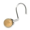 Elegant Home Fashions Acrylic Dark Chocolate Globe Hooks