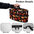 thumbnail image 5 of HELLHERO Mushrooms Maple Leaves Dustproof Travel Iron Storage Case Lightweight Iron Accessories Travel Carrying Case Travel Iron Case, Case Only, 5 of 6