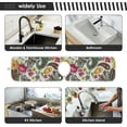 thumbnail image 6 of Coolnut 2 Pack Faucet Mat Splash Guard for Kitchen Sink, Indian Paisley with Flower 14x5 Inch Super Absorbent Microfiber Sink Protector Mat, Kitchen Sink Mat Machine Washable Kitchen Sink Accessories, 6 of 7