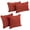Cardinal Red, variant on Blazing Needles 9819-CD-S4-MS-CR Double-Corded Solid Microsuede Throw Pillows with Inserts, Cardinal Red - Set of 4