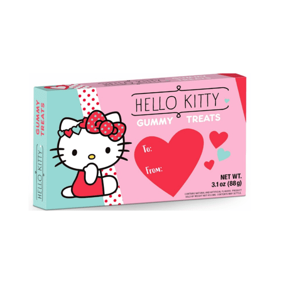 Hello Kitty Valentines Gummy Treats Theather Box 3.1 oz(88g)