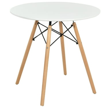 32 Inch Round Kitchen & Dining Room Table w Marble Desktop Tulip ...