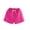 Hot Pink, variant on Children and Juniors Summer Shorts Workout Biker Running Hiking Drawstring Solid Color Elastic Waist Casual Outdoor Exercise Shorts Kids