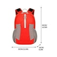 thumbnail image 4 of Waterproof Foldable Backpack | Ultra Light Packable Daypack | Travel Hiking Bag | Compact Carry-On | 20L Rainproof Rucksack, 4 of 8
