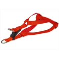 thumbnail image 1 of Nylon Webbing Dog Harness, Neon Orange - Extra Small, 1 of 1