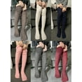 thumbnail image 4 of FOCUSNORM Bas Tricoté Femme Chaussettes Longues Tube Couleur Unie, 4 of 5