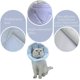 thumbnail image 5 of Soft Cat Recovery Collar, Adjustable Dog Cat Cone, Dog Post Surgery Protection Cone Collar, For Cats And Puppies (1 Piece,blue), 5 of 5