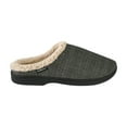thumbnail image 2 of Men's Isotoner Plaid Tanner Hoodback Slipper - NWT - Various Colors/Sizes, 2 of 6