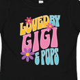 thumbnail image 4 of Inktastic Gigi and Pops Love Me Granddaughter Girls Toddler T-Shirt, 4 of 5