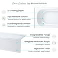 thumbnail image 3 of Ivy 60" x 30" Left-Hand Drain Alcove Bathtub with Apron, 3 of 12