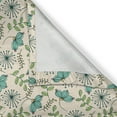 thumbnail image 4 of Ambesonne Dandelion Valance Pack of 2, Botanical Leafy Doodle, 54"X12", Champagne and Multicolor, 4 of 5