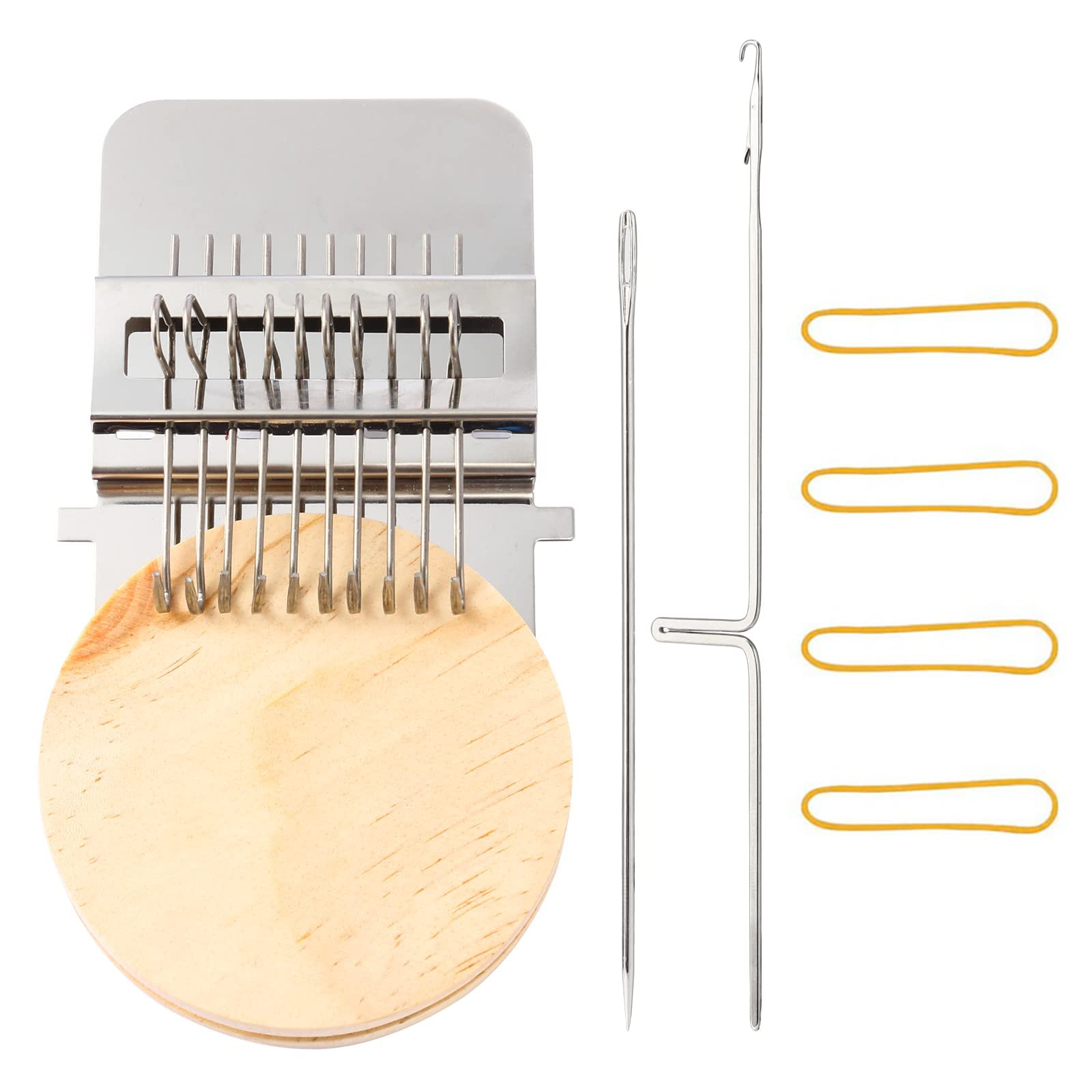 Fun Mending Loom Makes Beautiful Stitching Small Loom Speedweve Type Weave Tool 10cm for Mending Jeans Socks and Clothes Most Convenient Darning Loom 