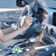 thumbnail image 4 of Ventilador de aire para coche con ambientador | Máquina de aromaterapia para coche y hogar | Difusor de perfume de larga duración | Elegante forma de ventilador ABS | 5 ml cada uno | Juego de 2, 4 of 8