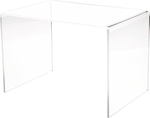 Plymor Clear Acrylic Rectangular Display Riser, 9 Inch Height X 13.5 ...