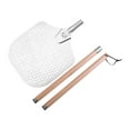 thumbnail image 2 of Pala de pizza de metal para hornear pizza casera, pan, espátula para pizza, tabla de cortar 1327 cm, 2 of 8