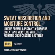 Certain Dri Body Powder, Maximum Sweat Absorption & Odor Control, 8oz