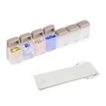 thumbnail image 1 of Magnetic Weekly Pill Organizer - Daily Travel 7 Day Pillbox Removable Medicine Dispenser Box for Vitamins & Supplements, 1 of 5