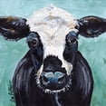 thumbnail image 2 of Keller, Lee 26x26 Black Ornate Wood Framed with Double Matting Museum Art Print Titled - Clyde the Cow, 2 of 4