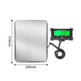 thumbnail image 5 of Portable 200KG Electronic Parcel Scale Stainless Steel Large Platform Digital LCD Weighing Balance, 5 of 5