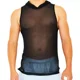thumbnail image 2 of Camisa Sin Manga Con Capucha De Mesh Negro D´carl Sensual, 2 of 6