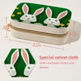 thumbnail image 5 of Easter Velvet Portable Storage Box with Removable Compartment: Gift-Ready Organizer for Bracelets, Necklace, and Jewelry, 5 of 7