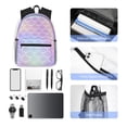 thumbnail image 6 of Gaeub Fish Scale1 School Backpack Waterproof Bookbag for Men Women College High School Bags, 6 of 8