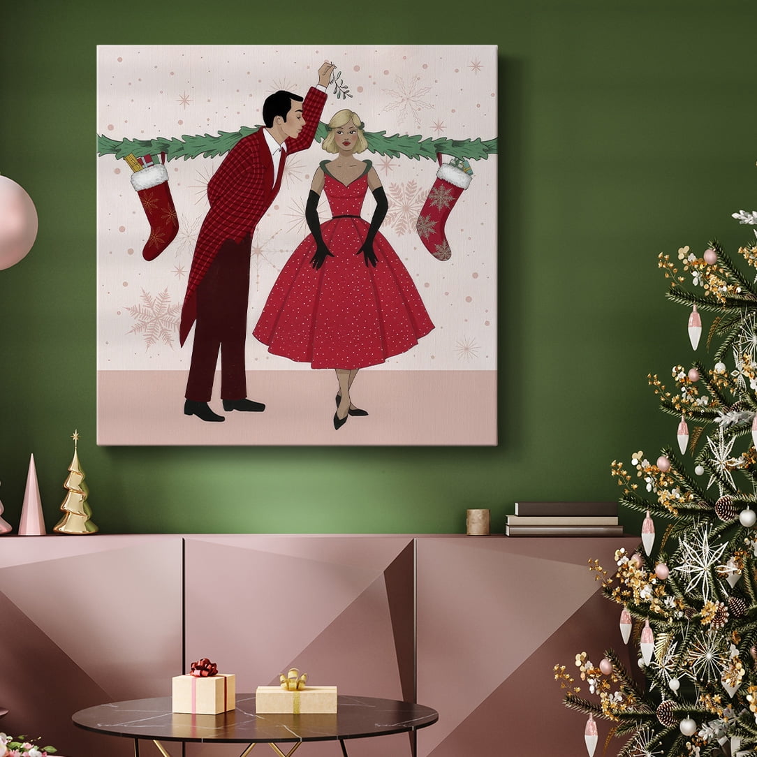 Holly Jolly Holiday III- Gallery Wrapped Canvas