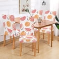 thumbnail image 2 of Yayeee 2 Pack Dining Chair Covers Stretch Parson Chairs Slipcovers Seat Protector, Citrus Slice, 2 of 6
