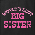thumbnail image 3 of Inktastic World's Best Big Sister Tote Bag, 3 of 3