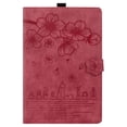 thumbnail image 1 of Étui pour Samsung Galaxy Tab A7 Lite Étui 3D Embossé Fleur Chat Portefeuille Tablette Étui pour Galaxy Tab A8 10.5 A9 Plus S9 Fe Étui Rouge A9 Plus (11 Pouces), 1 of 6