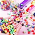 thumbnail image 3 of 540Pcs/Set Origami Star Paper Solid Color DIY Paper Crafts School Teaching Handmade Colorful Lucky Star Paper Strip Decoration Kit Birthday Gift, 3 of 7