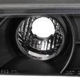 thumbnail image 4 of Spec-D Tuning Headlight Assembly 2LCLHP-COL04HJM-TM Halogen Bulb; H1 High/Low Beam Bulb; Clear Lens; Matte Black Housing; DOT/SAE Approved; Set Of 2, 4 of 13