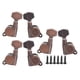 thumbnail image 1 of Afinadores de bloqueo de guitarra, clavijas de afinación para guitarras eléctricas completamente cerradas, accesorios de cobre antiguo, 6 uds., 1 of 14