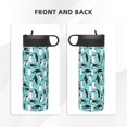 thumbnail image 3 of Yiaed Penguins Print Water Bottle with Straw Lid, Stainless Steel Double Wall Insulated Water Bottle | Leak-Proof and Spill-Proof Water Bottle, 3 of 8