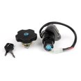 thumbnail image 1 of Ignition Switch Seat Gas Cap Cover Lock Key Set For Yamaha XT600 TW200 XT225, 1 of 7