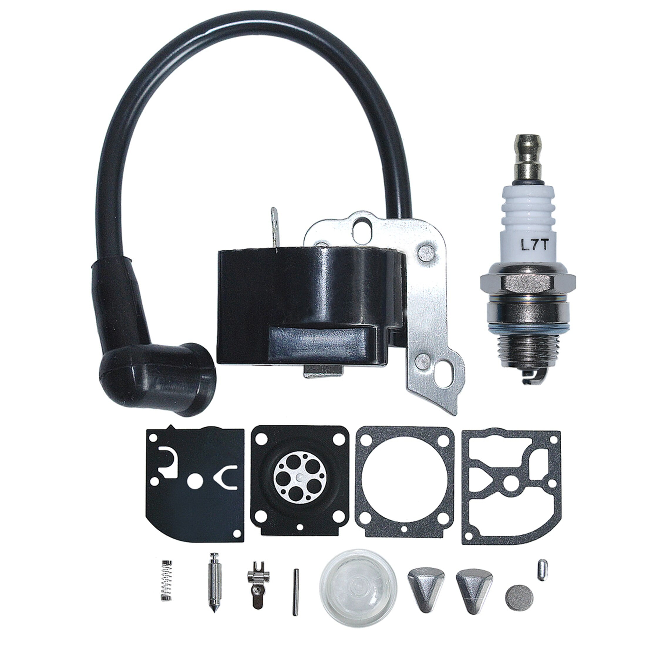 Ignition Coil Spark Plug For Stihl HS45 FS55 FS38 Carb Repair Kit 4140