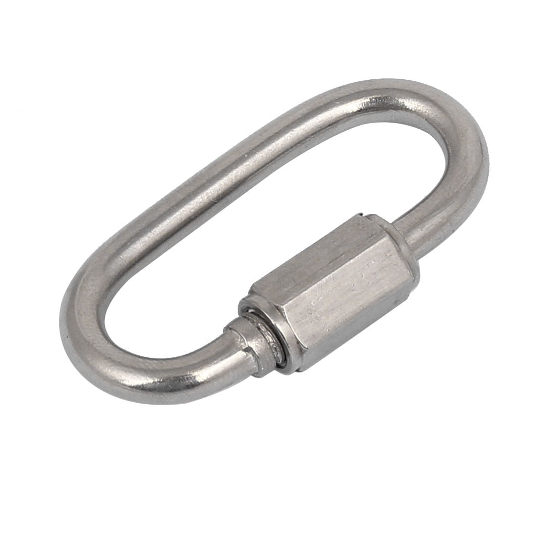 Quick Oval Screwlock Link Lock Carabiner Hook Key Chain 4mm Thickness