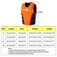 Zeraty Men Life Jacket Impact Vest Buoyancy Swimming Vest Safety Life
