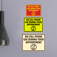 thumbnail image 2 of Signs ByLITA Classic Framed No Cell Phone Use During Your Appointment Wall or Door Sign | Easy Installation | Warning Business Signage (Black) - Large, 2 of 8